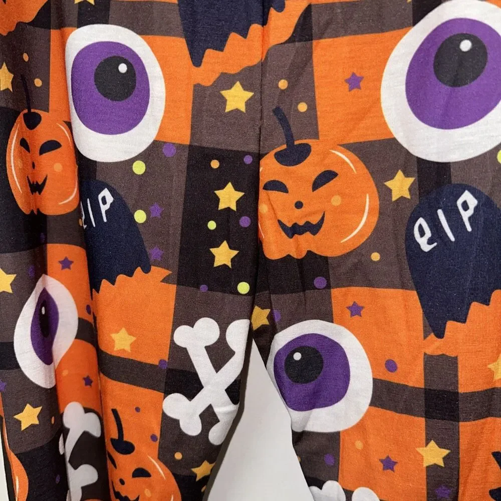 Halloween Pajamas Or Costume Top &Bottoms Sz 2XL